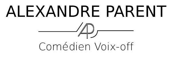 logo Alexandre Parent comédien voix off